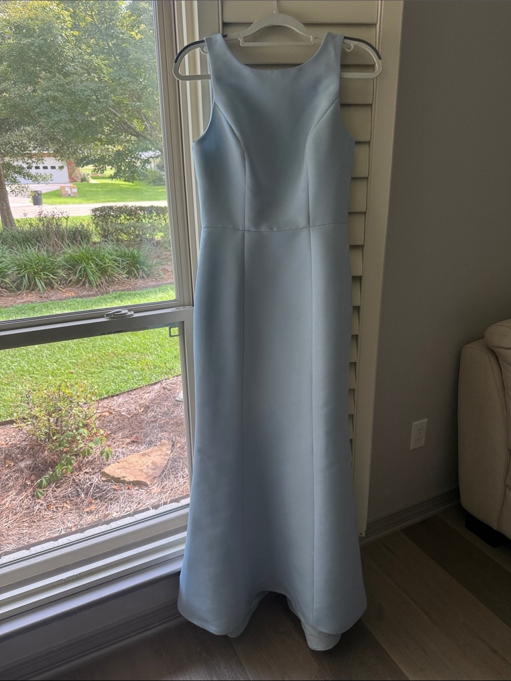 Amsale Eugenia Ice Size 2 Bridesmaid Dress